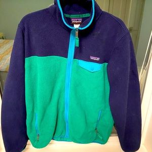 Patagonia Synchilla green blue